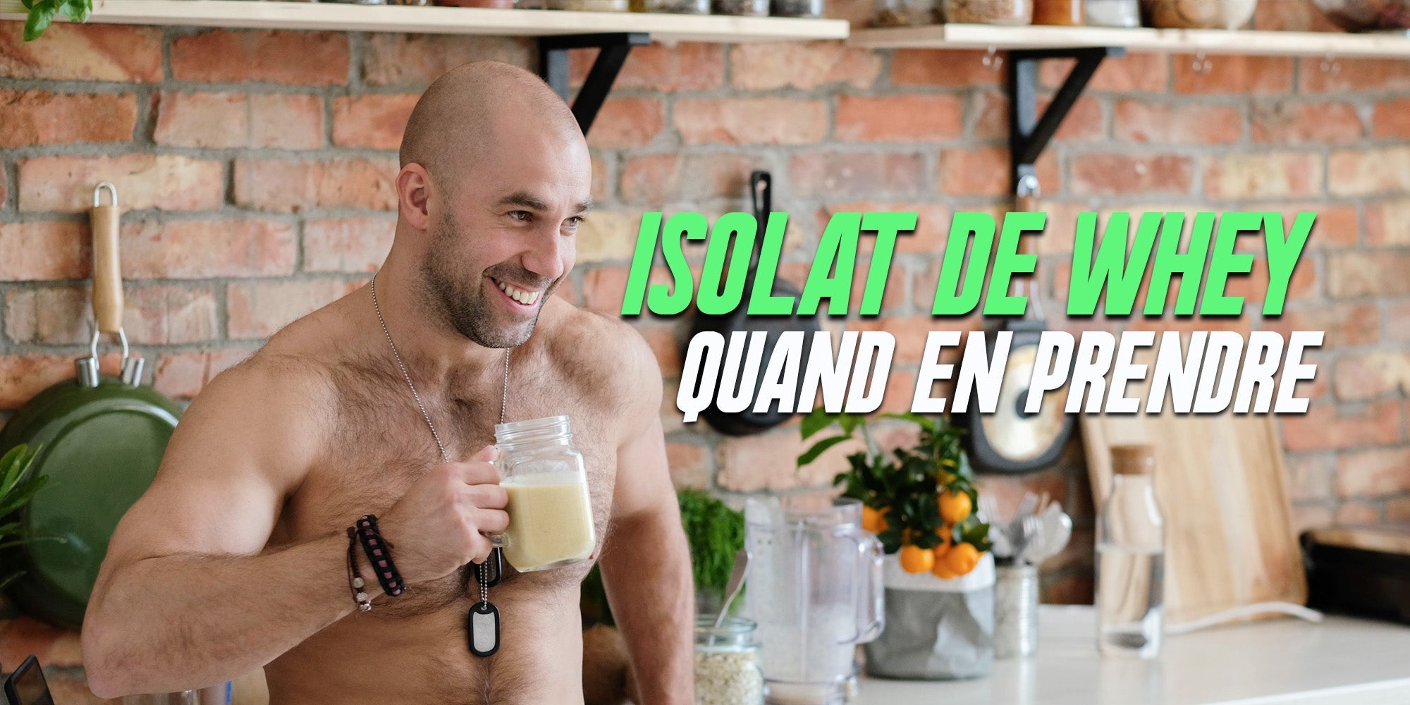 Quand prendre de l'isolate de whey native ?