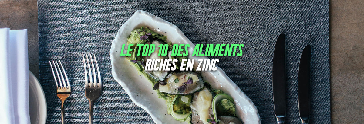 aliments riches en zinc