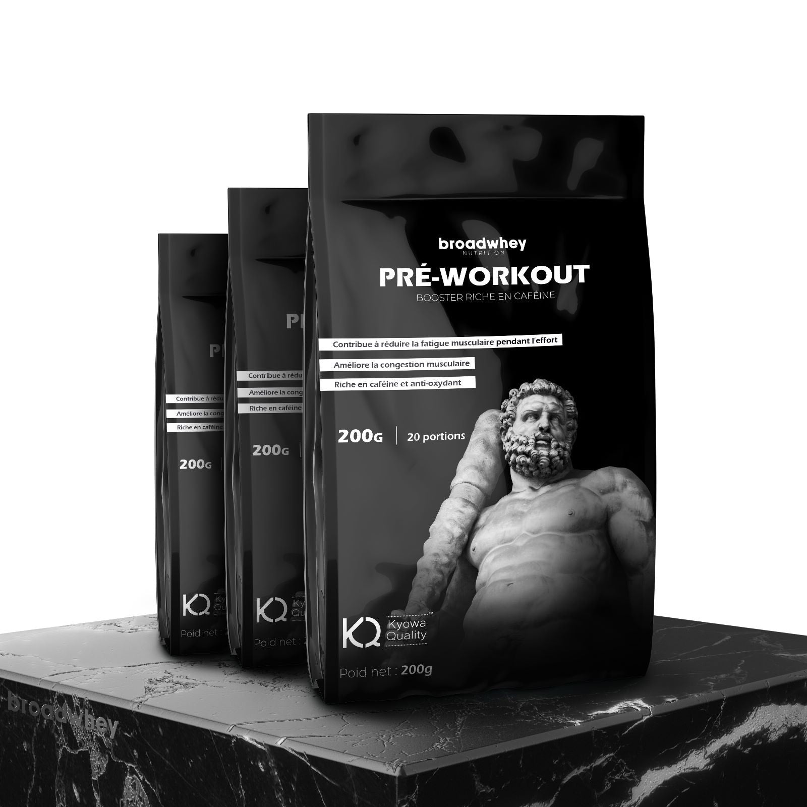 Booster riche en cafeine et pour le pump