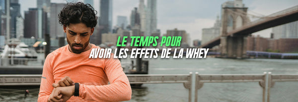En combien de temps la whey fait-elle effet ? Chronologie des résultats expliquée