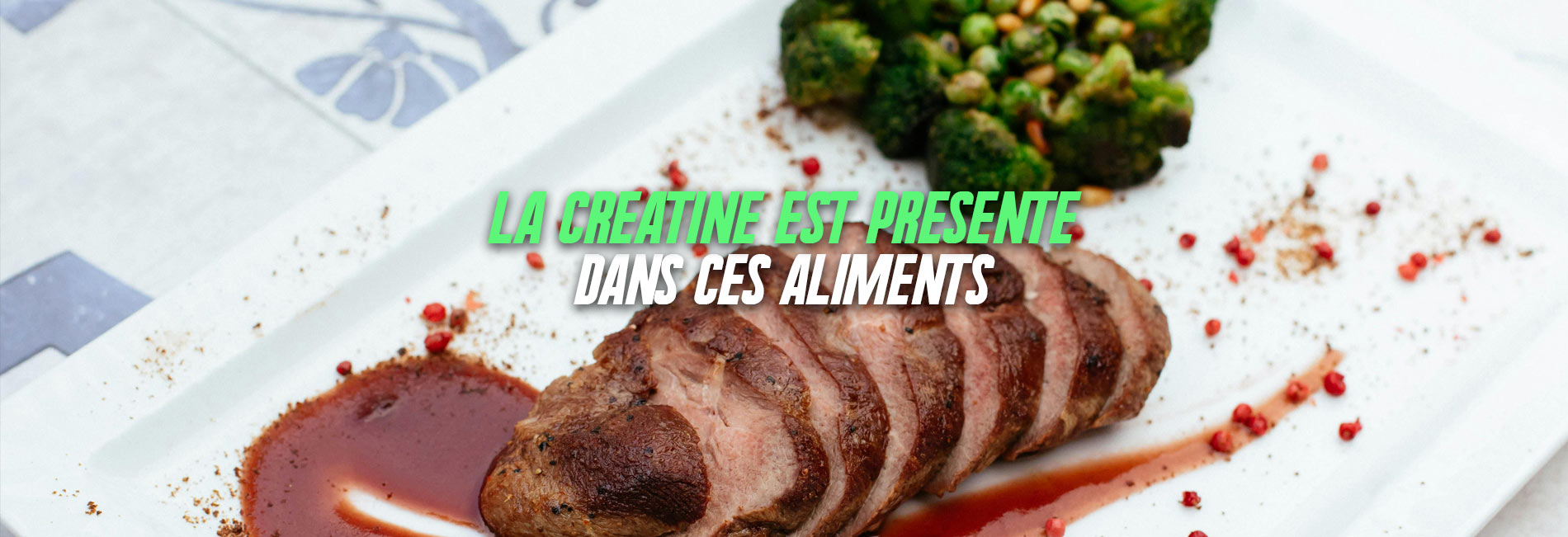 Créatine dans les aliments