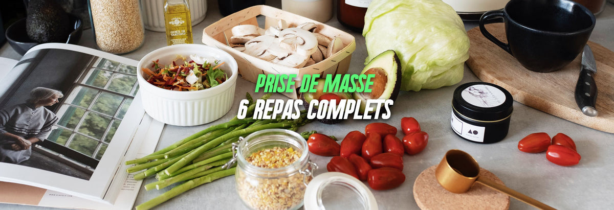 Déjeuner prise de masse : 6 repas complets avec macros