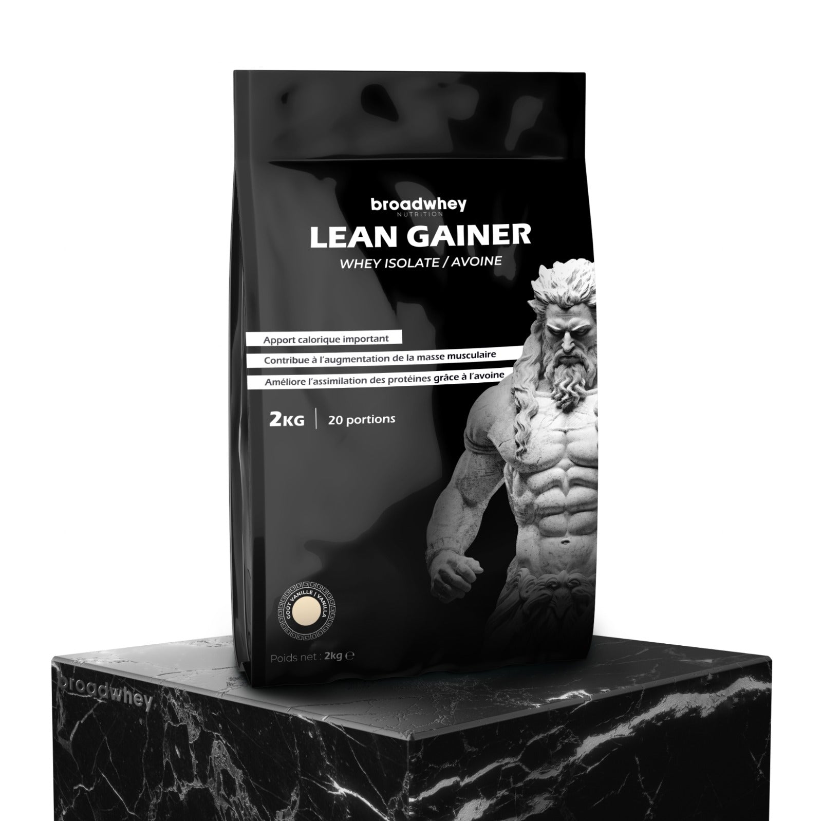 Lean gainer sain avec isolat et avoine