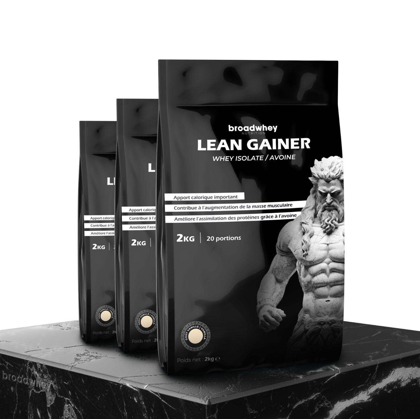 Lean gainer avoine et isolat de whey native