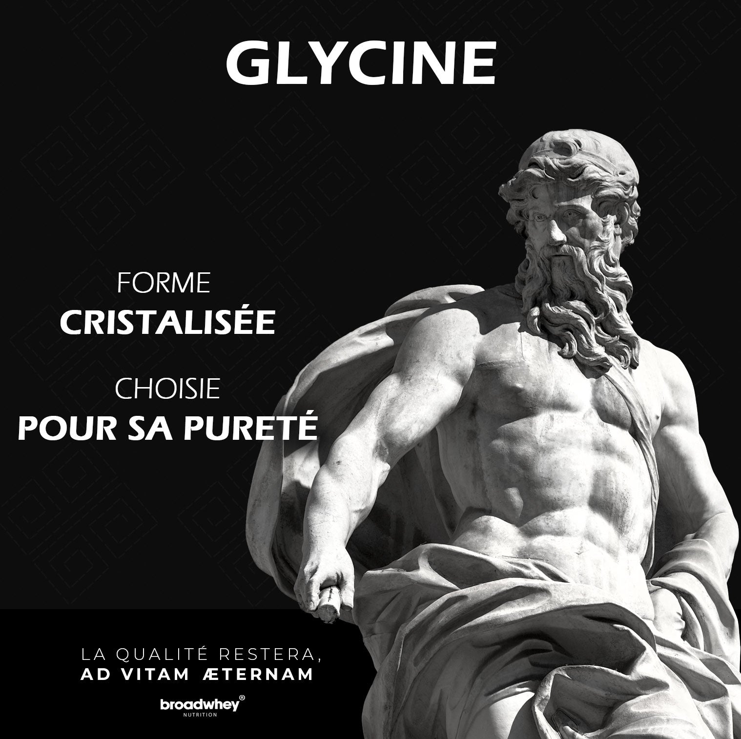 Glycine cristalisée