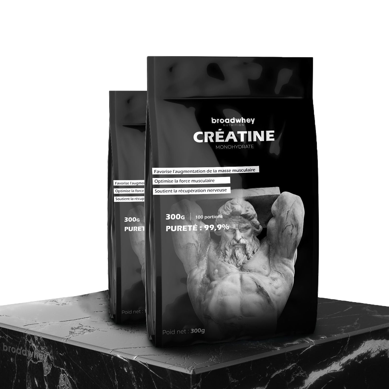 Creatine monohydrate pure broadwhey 600g