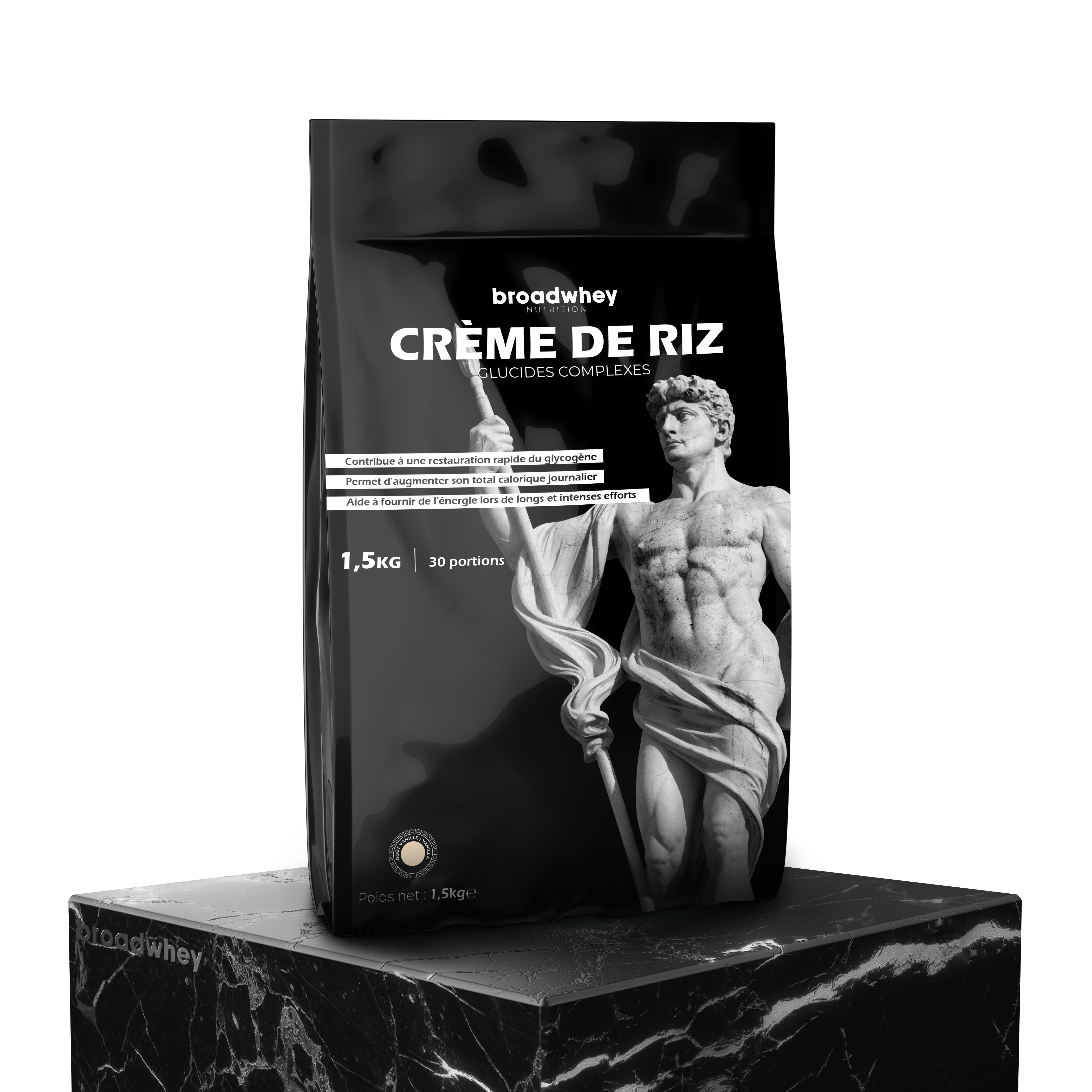 Creme de riz glucides musculation