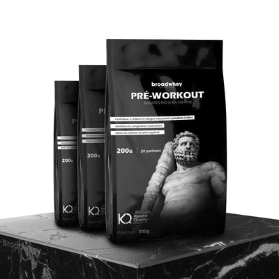 Booster riche en cafeine et pour le pump